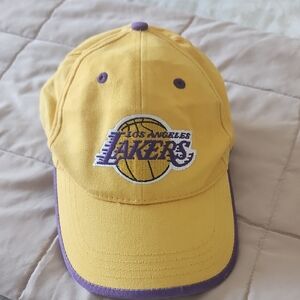NBA Lakers Yellow Purple Hat Classic Style